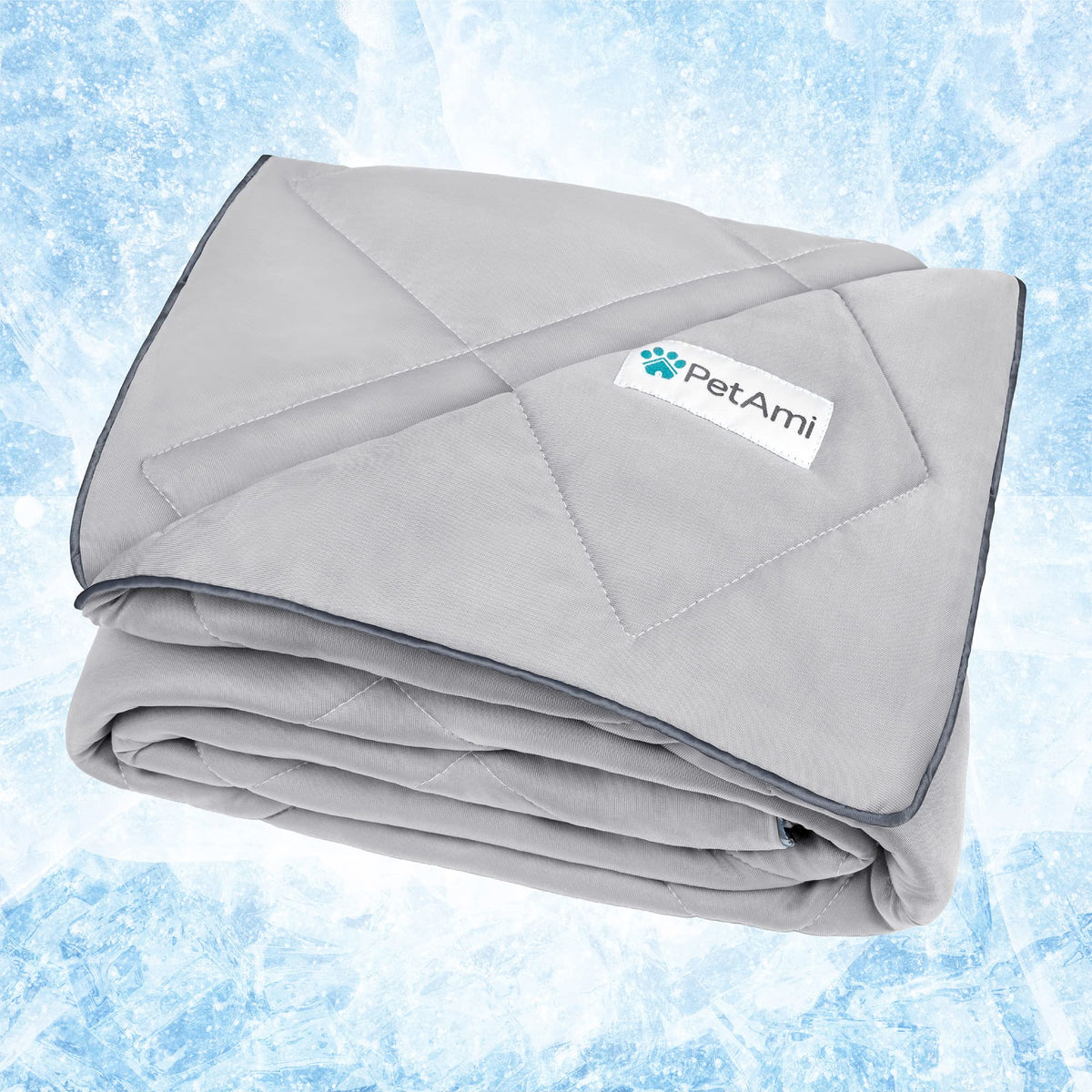 PetAmi Premium Cooling Dog Blanket overview highlighting year-round comfort