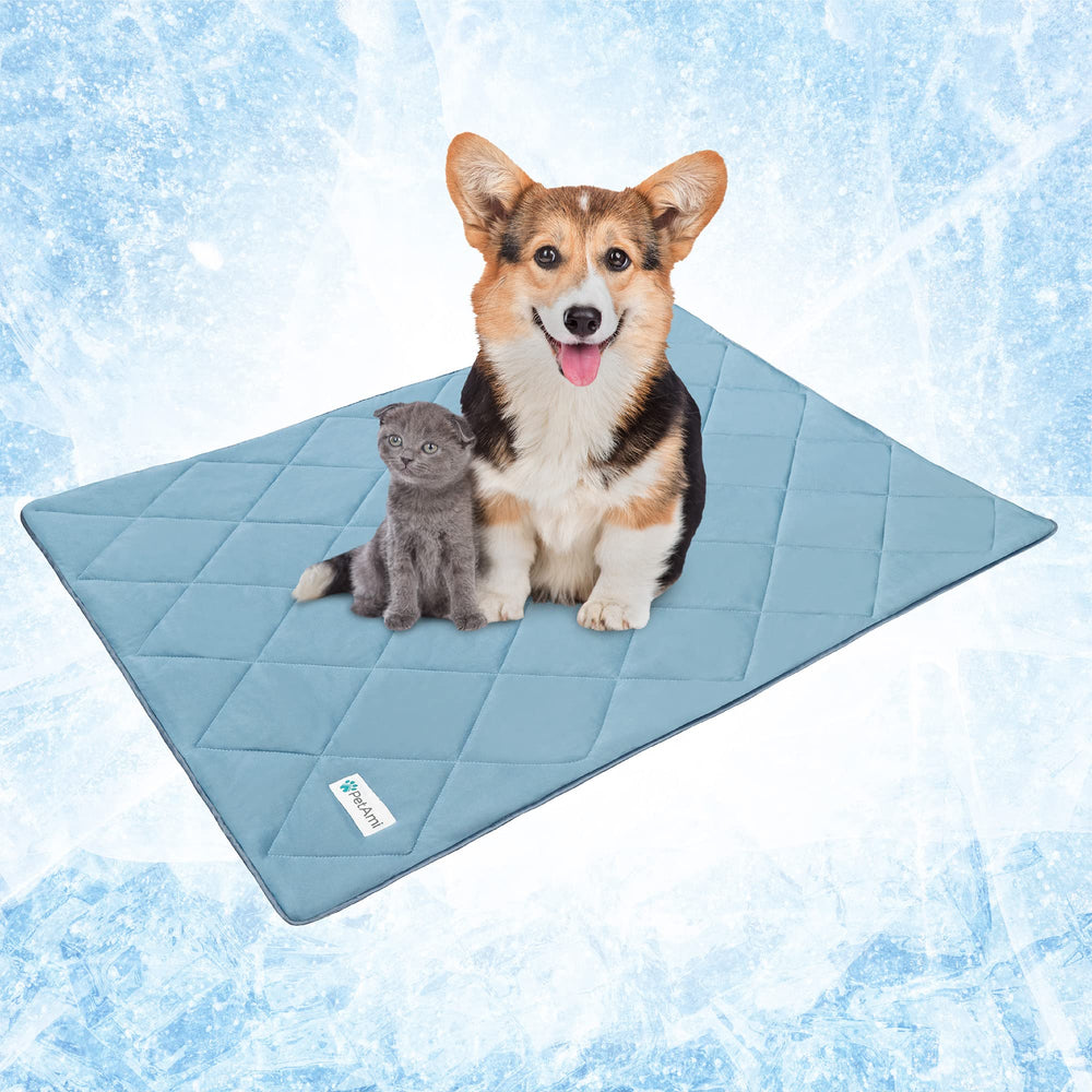 PetAmi Premium Cooling Dog Blanket with reversible sides for seasons