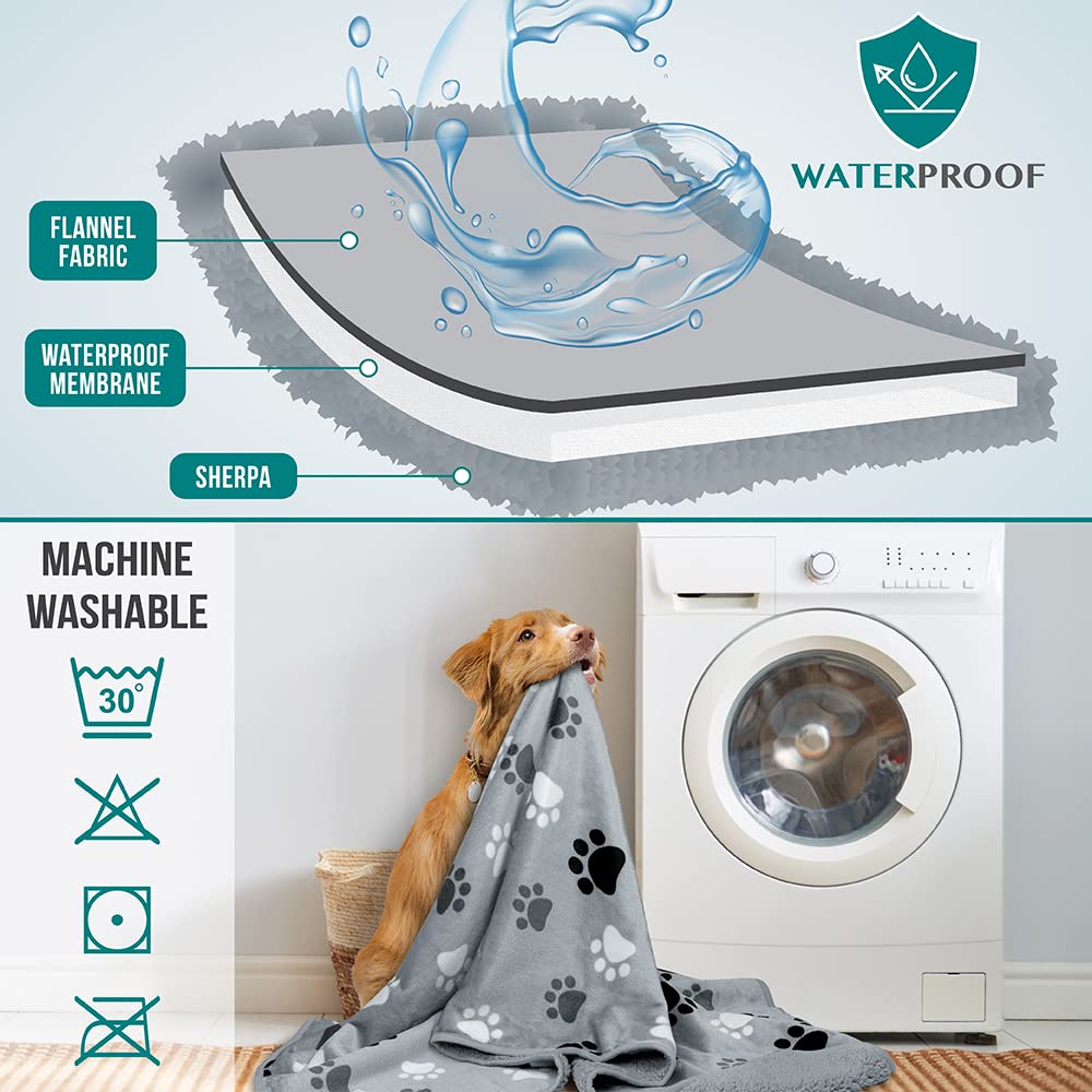 PetAmi dog blanket fits cats and dogs of various sizes for versatility.