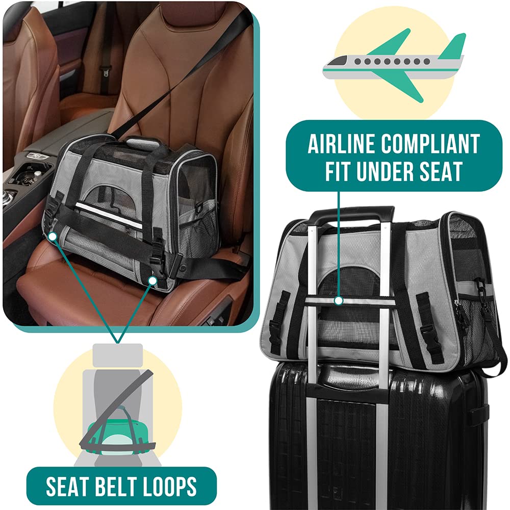 PetAmi reflective trim front panel for low light safety