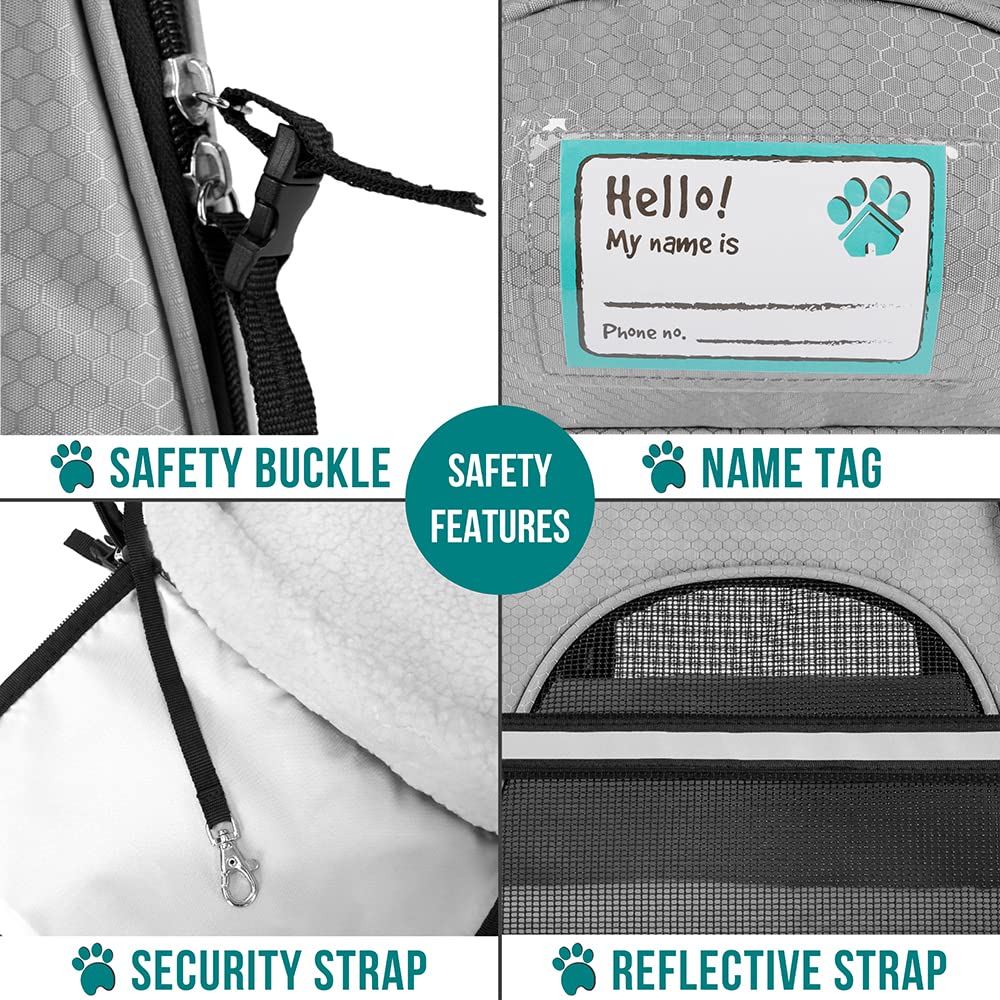 PetAmi reflective trim enhances visibility for evening outings