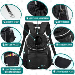 PetAmi reflective-trim; boosts visibility during early morning walks.