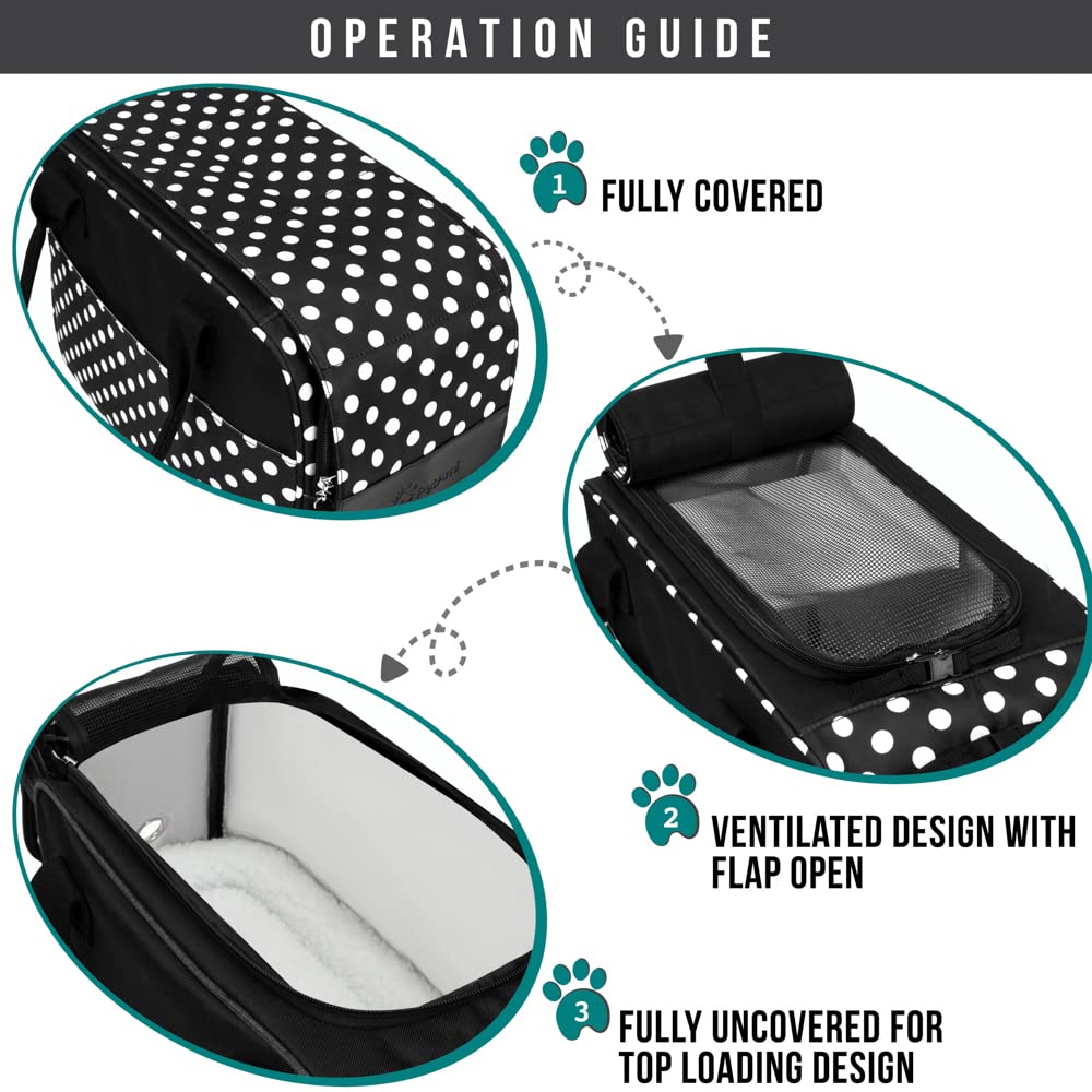 PetAmi removable Sherpa bed provides cozy rest during trips