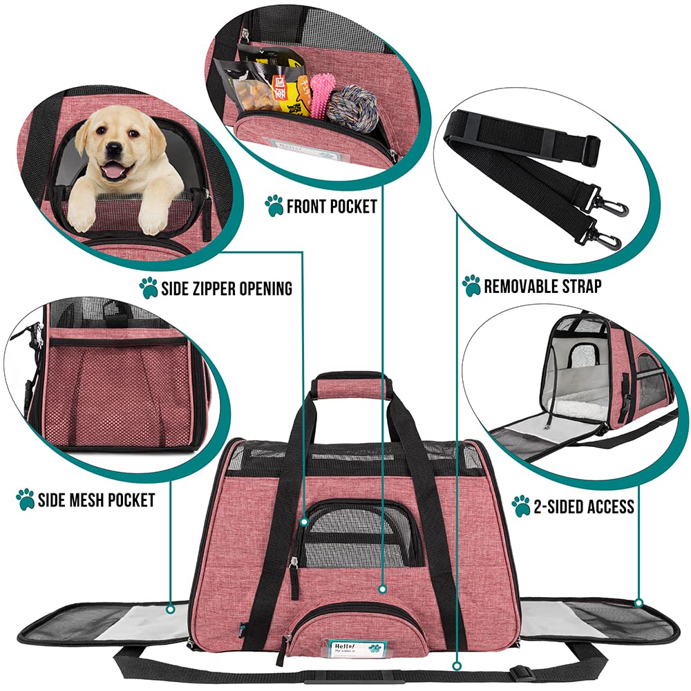 PetAmi removable sherpa bed adds cozy rest after travel or vet visits