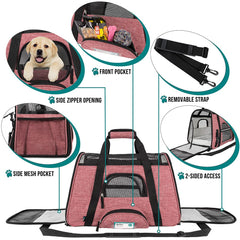 PetAmi removable sherpa bed adds cozy rest after travel or vet visits