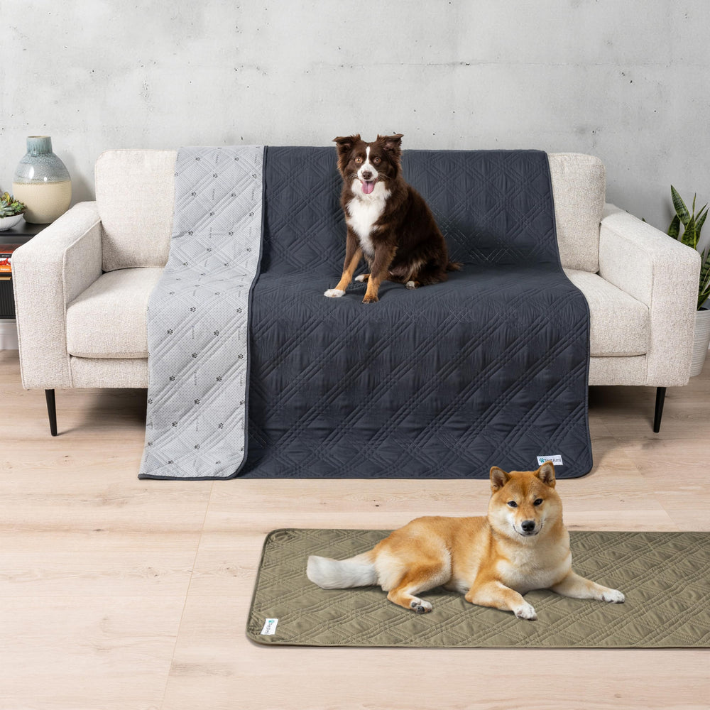 PetAmi washable blanket showcases a waterproof layer for quick spill cleanup.