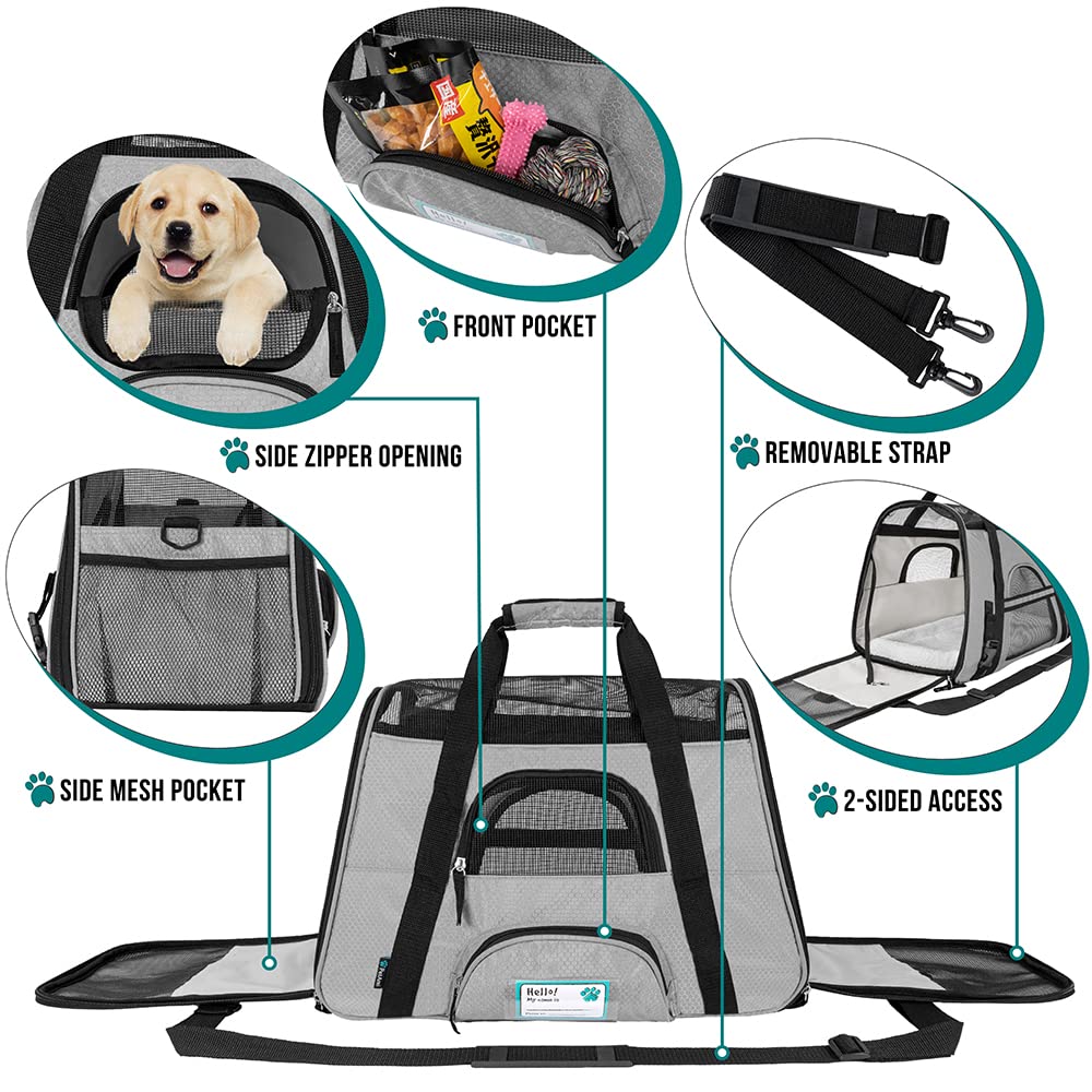 PetAmi safety buckle harness attachment keeps pets secure in cars