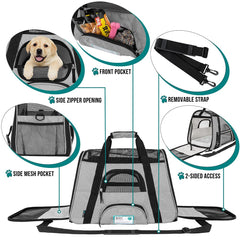 PetAmi safety buckle harness attachment keeps pets secure in cars
