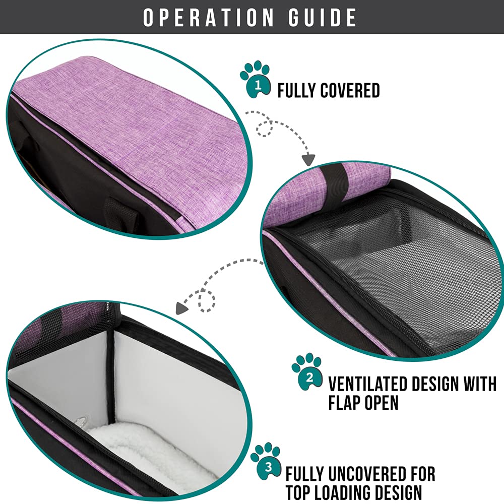 PetAmi removable sherpa bed creates cozy rests during trips