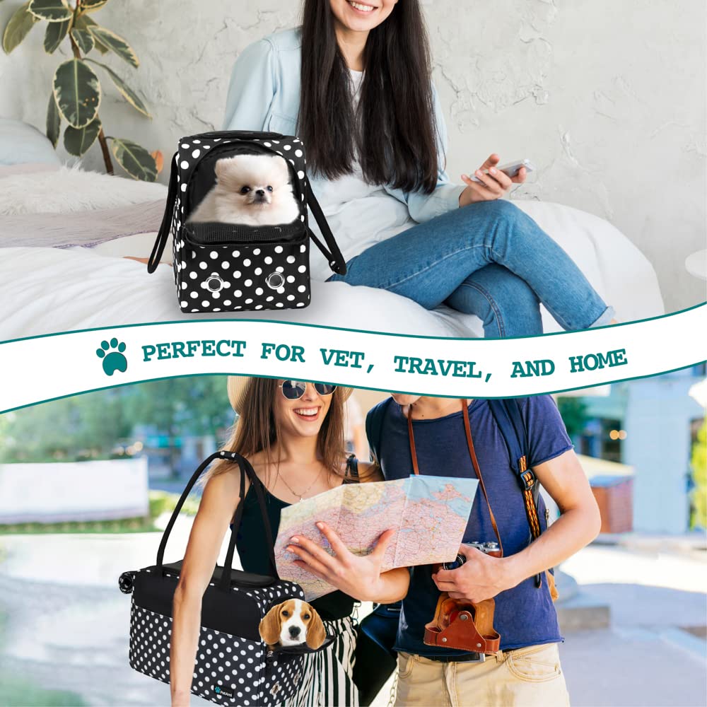 PetAmi adjustable shoulder strap for comfortable hand or shoulder carrying