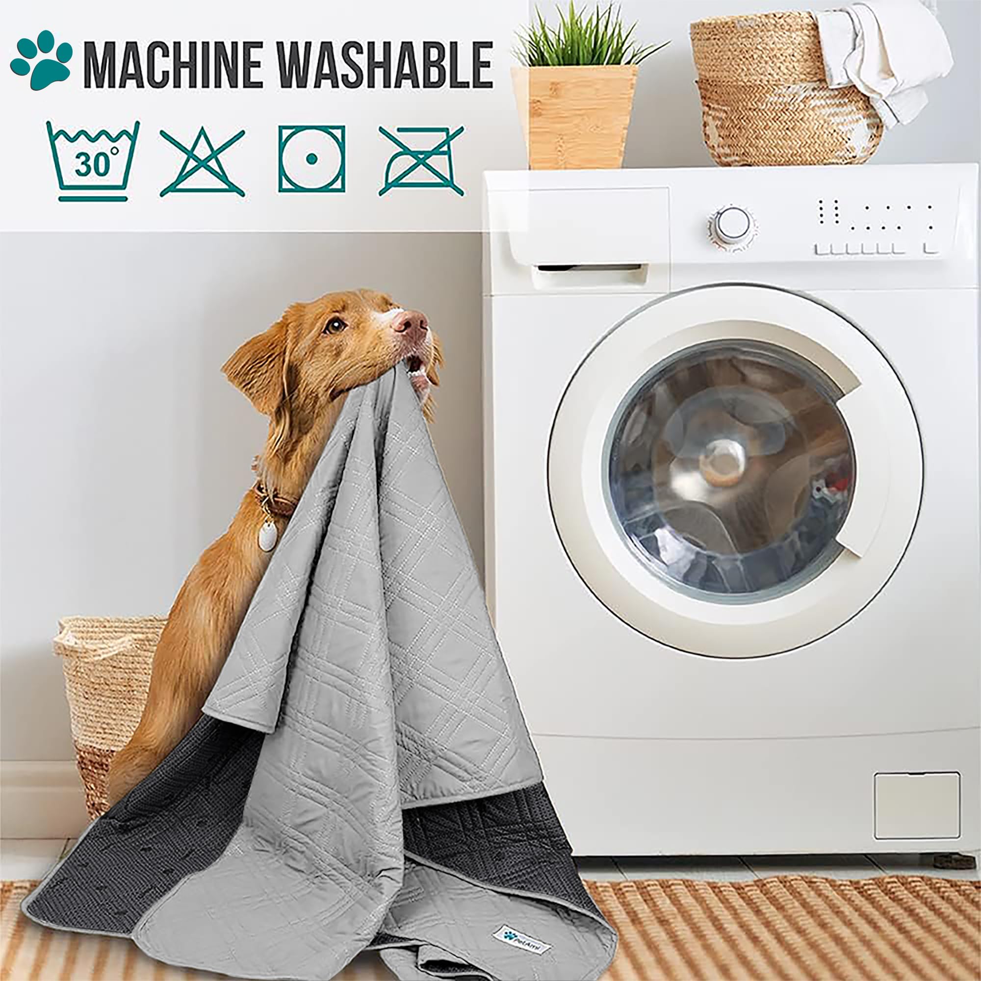 PetAmi soft microfiber touch adds cozy comfort for pets and people.