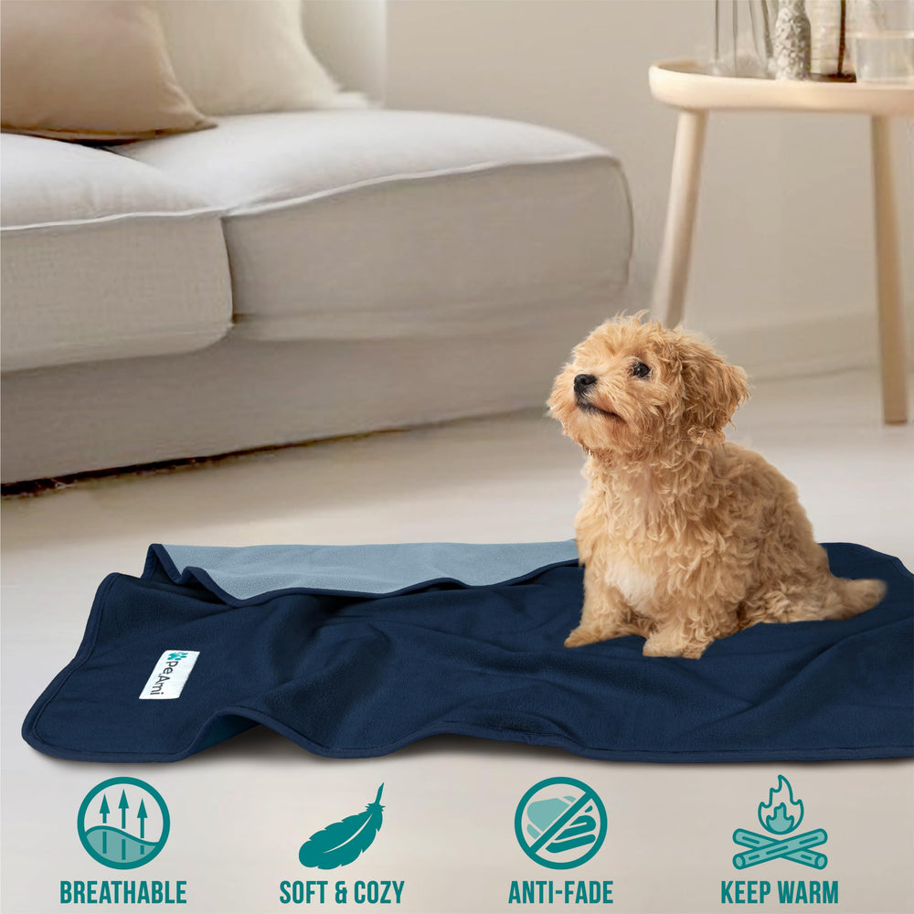 PetAmi soft-warmth fleece texture; luxurious feel for comfortable naps