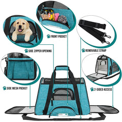 PetAmi durable 6000D polyester dog carrier for daily use