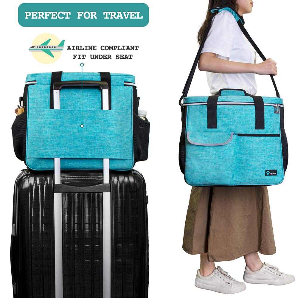 PetAmi Travel Bag Under-Seat design emphasizes airline-friendly pet travel