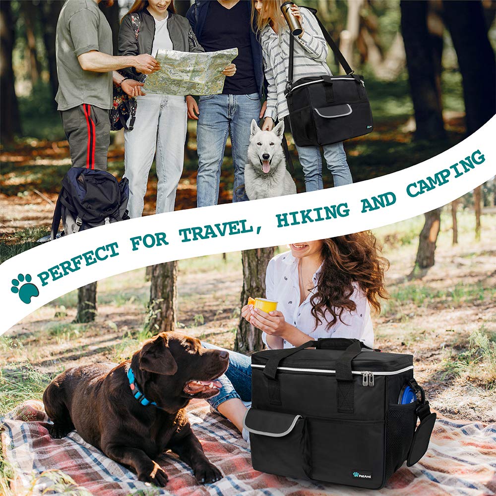 PetAmi leakproof inner lining keeps contents dry in transit.