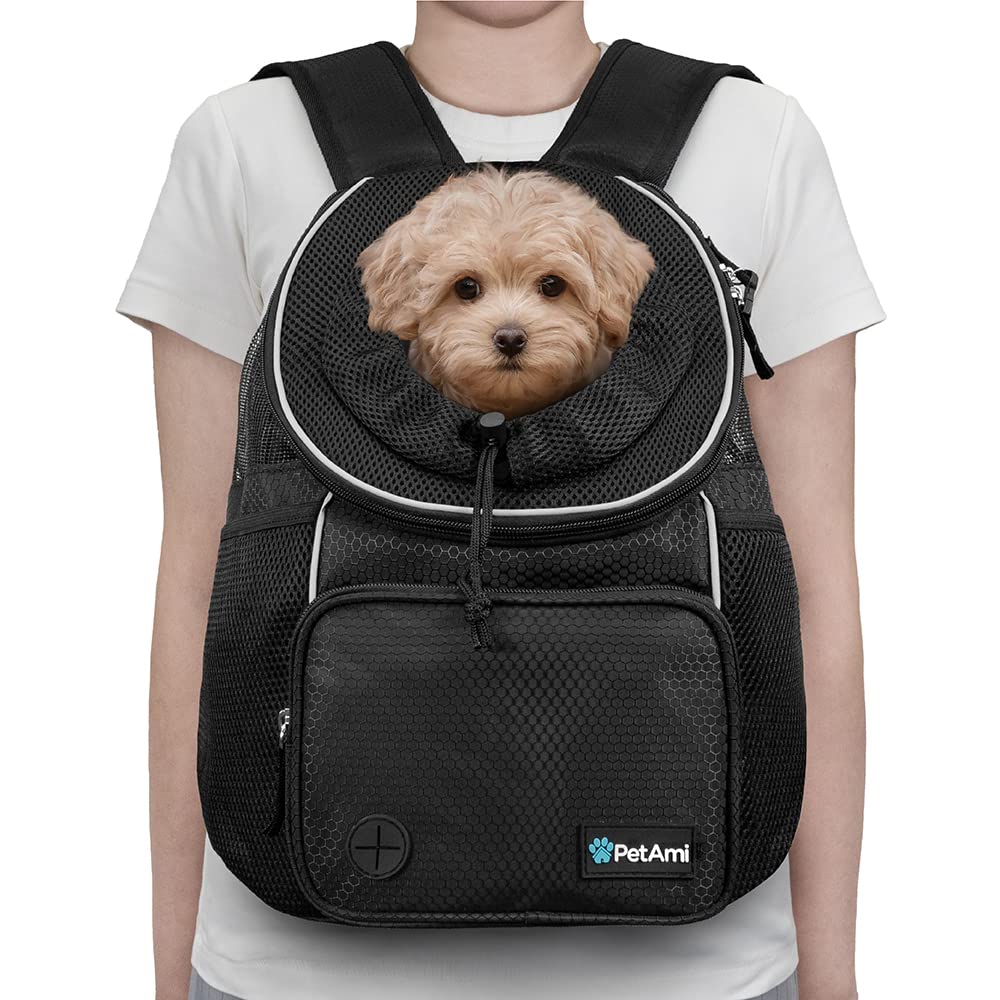 PetAmi ventilated-backpack-back; keeps pet comfortable during hikes.