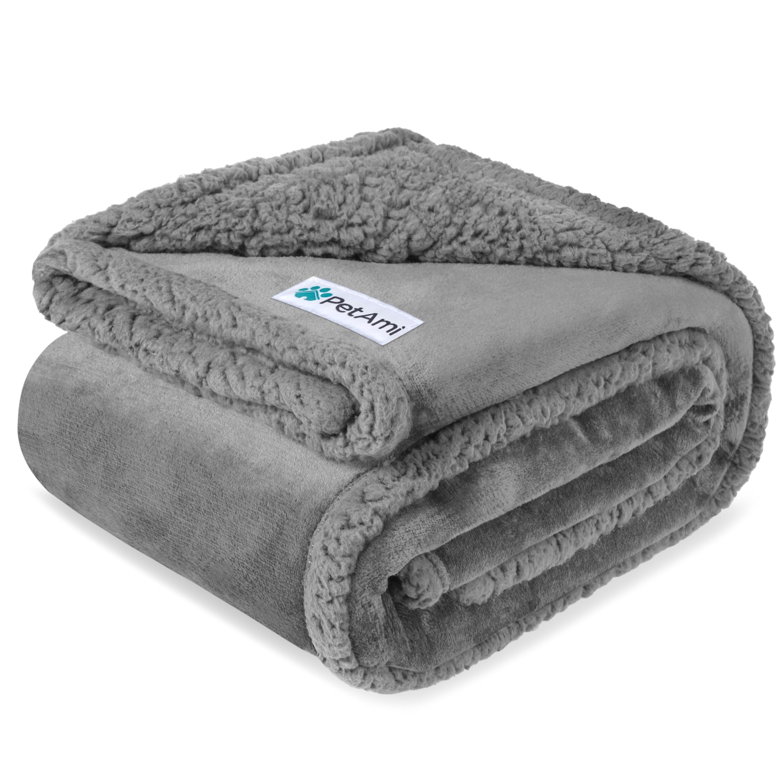PetAmi washable dog blanket ready for machine wash and tumble dry.