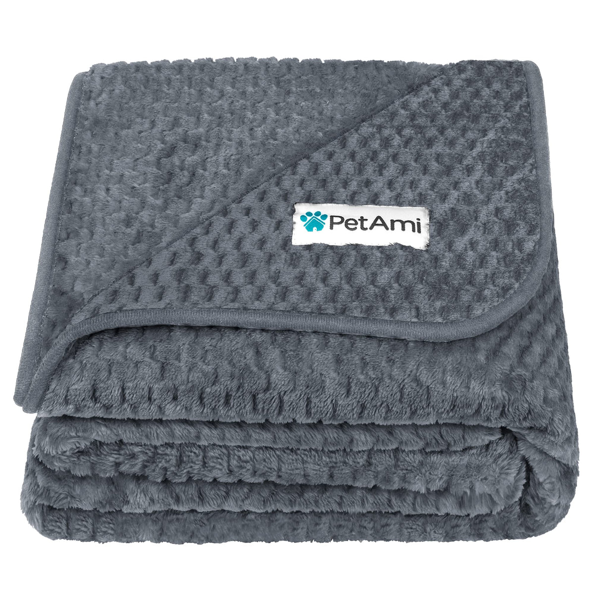PetAmi waterproof dog blanket 60x80 gray protects furniture from spills and accidents.