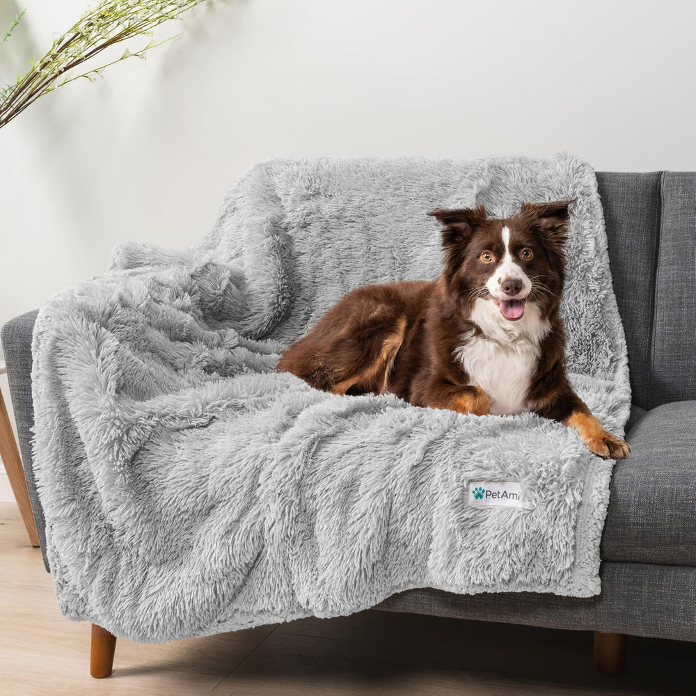 PetAmi blanket used as bed or crate cover for added comfort