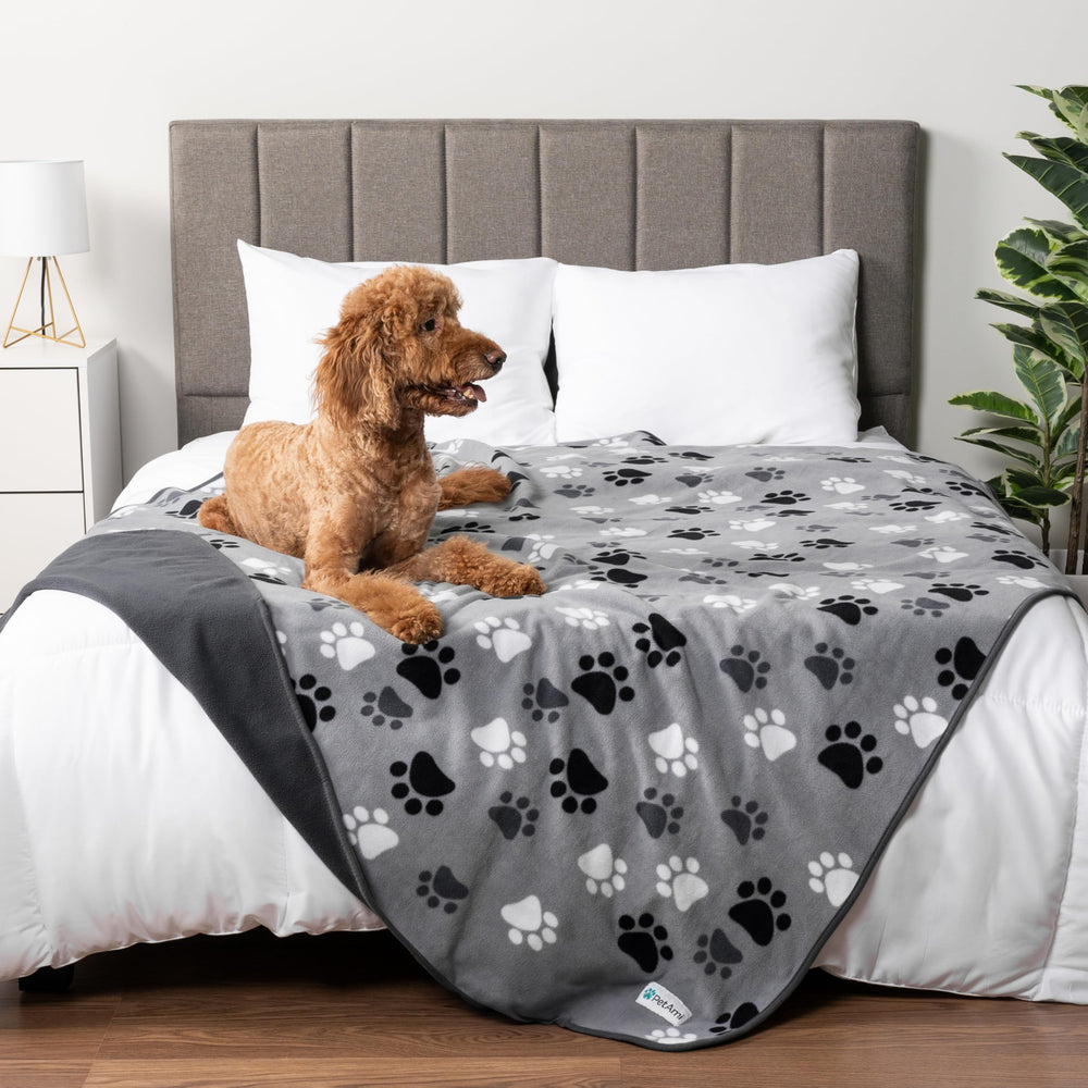 PetAmi large-dog friendly blanket covering a cozy lounging area