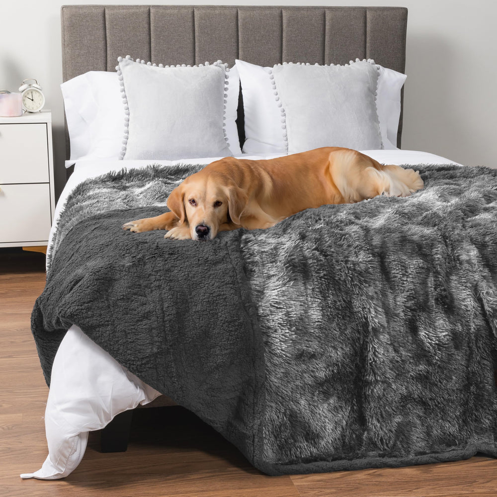 PetAmi waterproof dog blanket leakproof layer close-up showing protective construction.