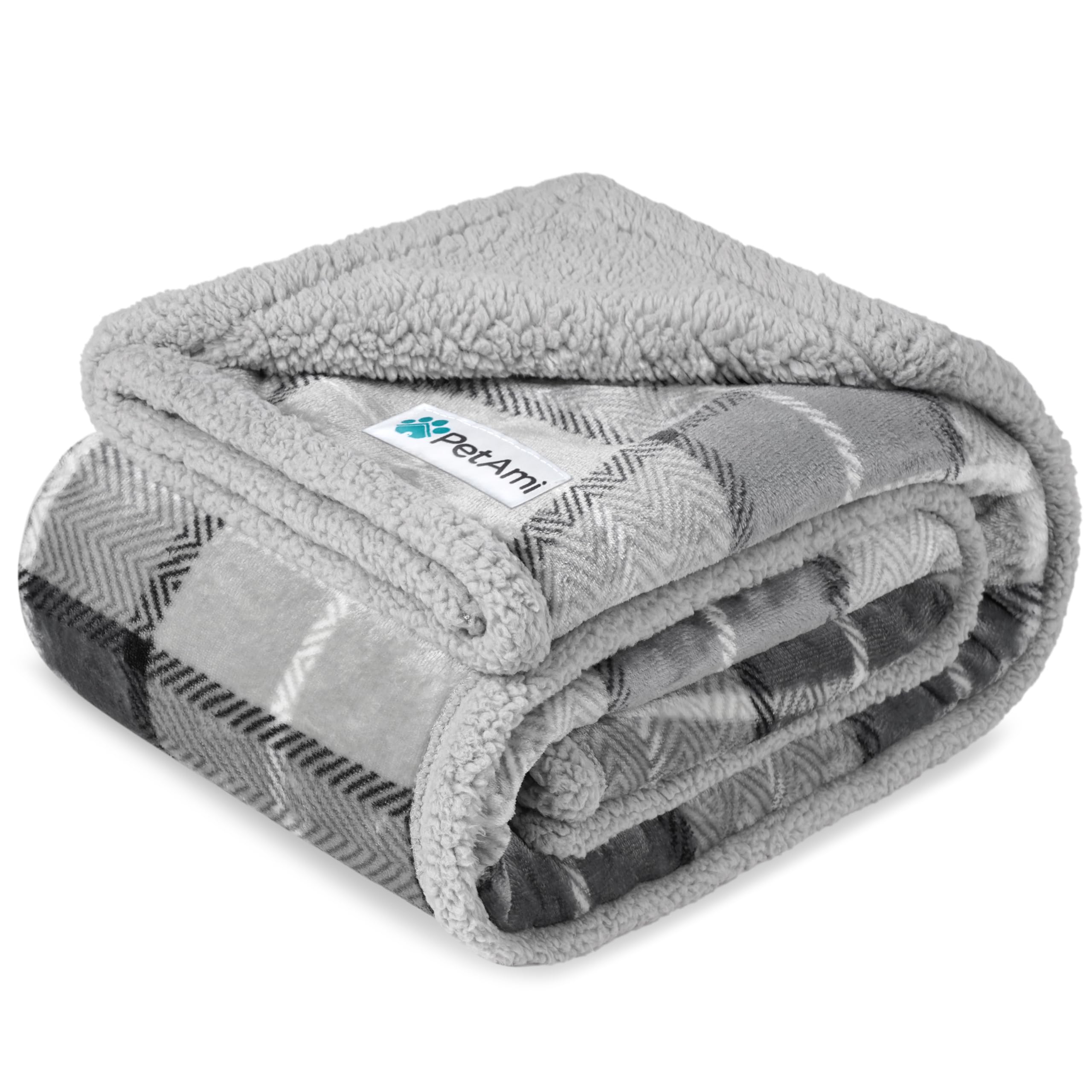 PetAmi waterproof dog blanket on sofa offers leakproof lounge protection