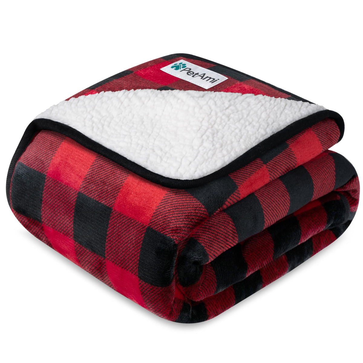 PetAmi waterproof dog blanket showing waterproof layer protecting furniture