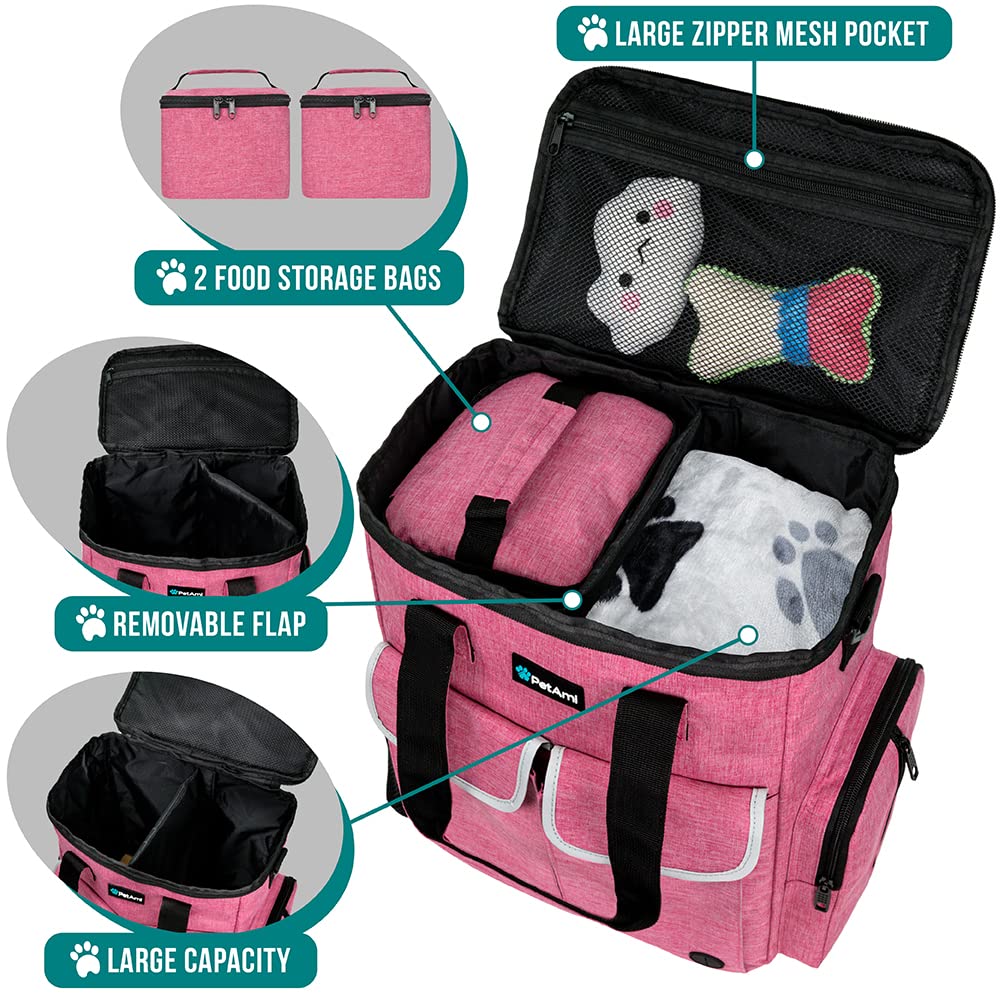 PetAmi waterproof feeding mat protects car seats during trips
