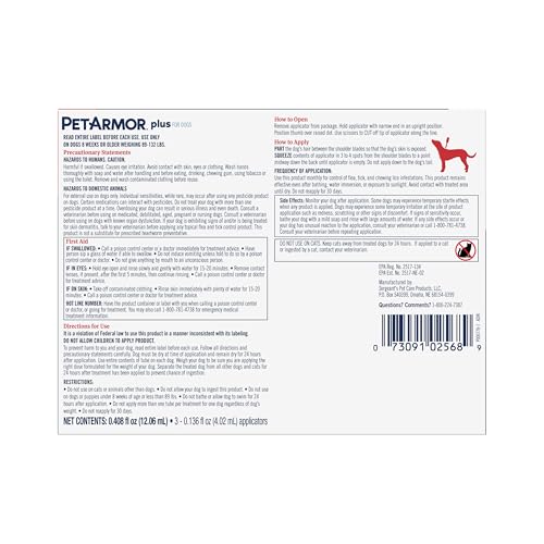 PetArmor Plus: envase resistente al agua para uso exterior