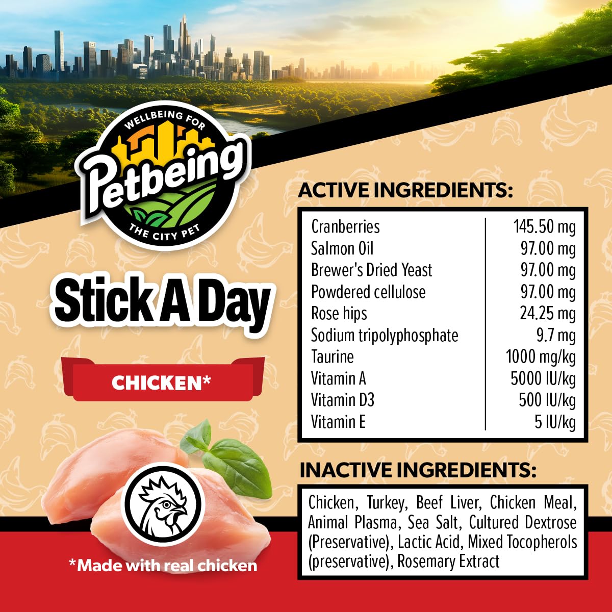 PETBEING Chew stick for dogs training and daily use.
