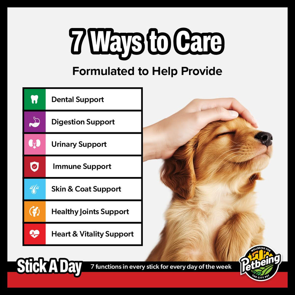 PETBEING Daily serve pack of dog treats provides a month's vitamin-rich routine.