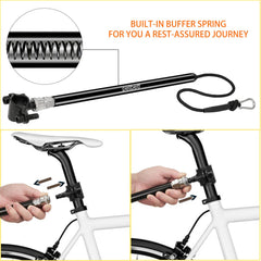 Petbetf bike-mount left-right installation demonstrates versatile positioning.