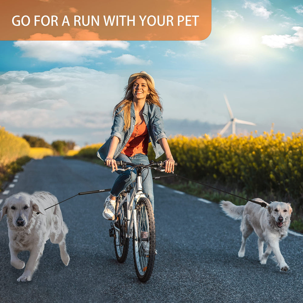 Petbetf outdoor-walk setup demonstrates hands-free control during park excursions.