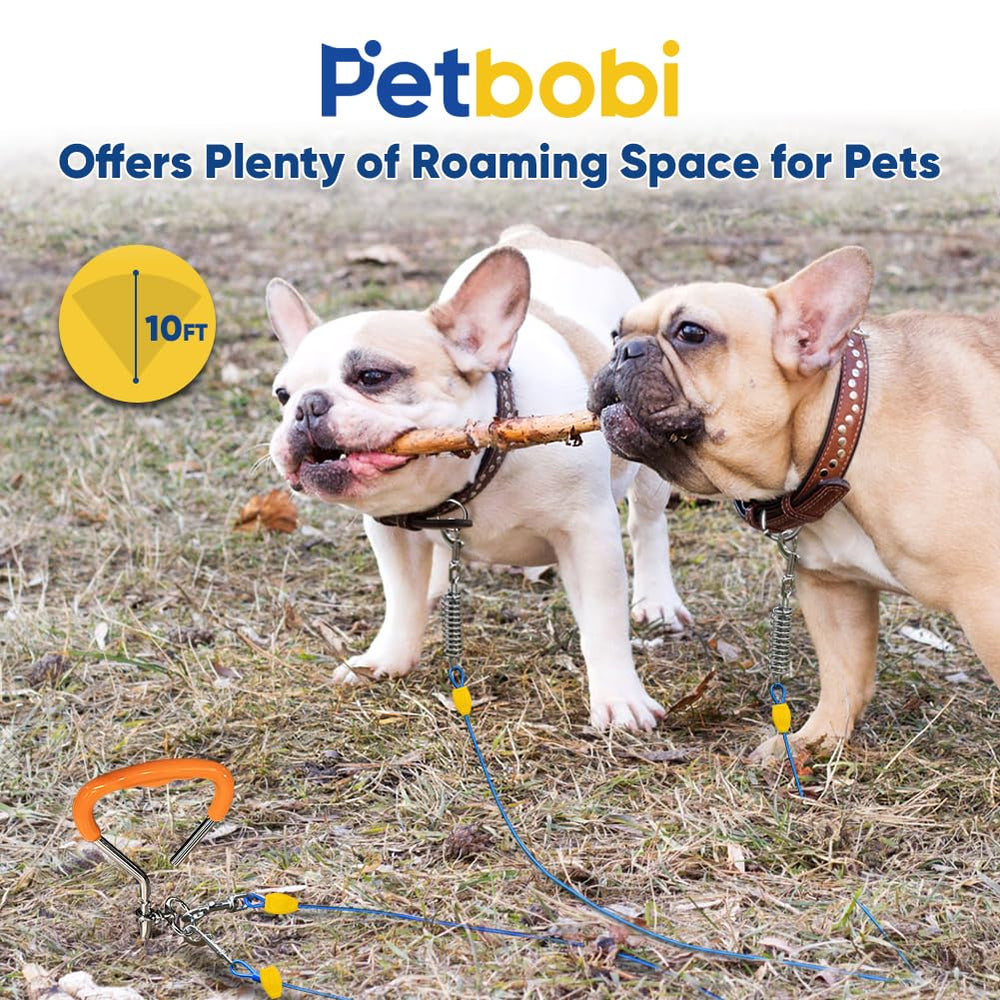 Petbobi 360-degree rotating clips prevent tangles during playtime
