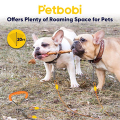 Petbobi 360-degree rotating clips prevent cable tangling during play.
