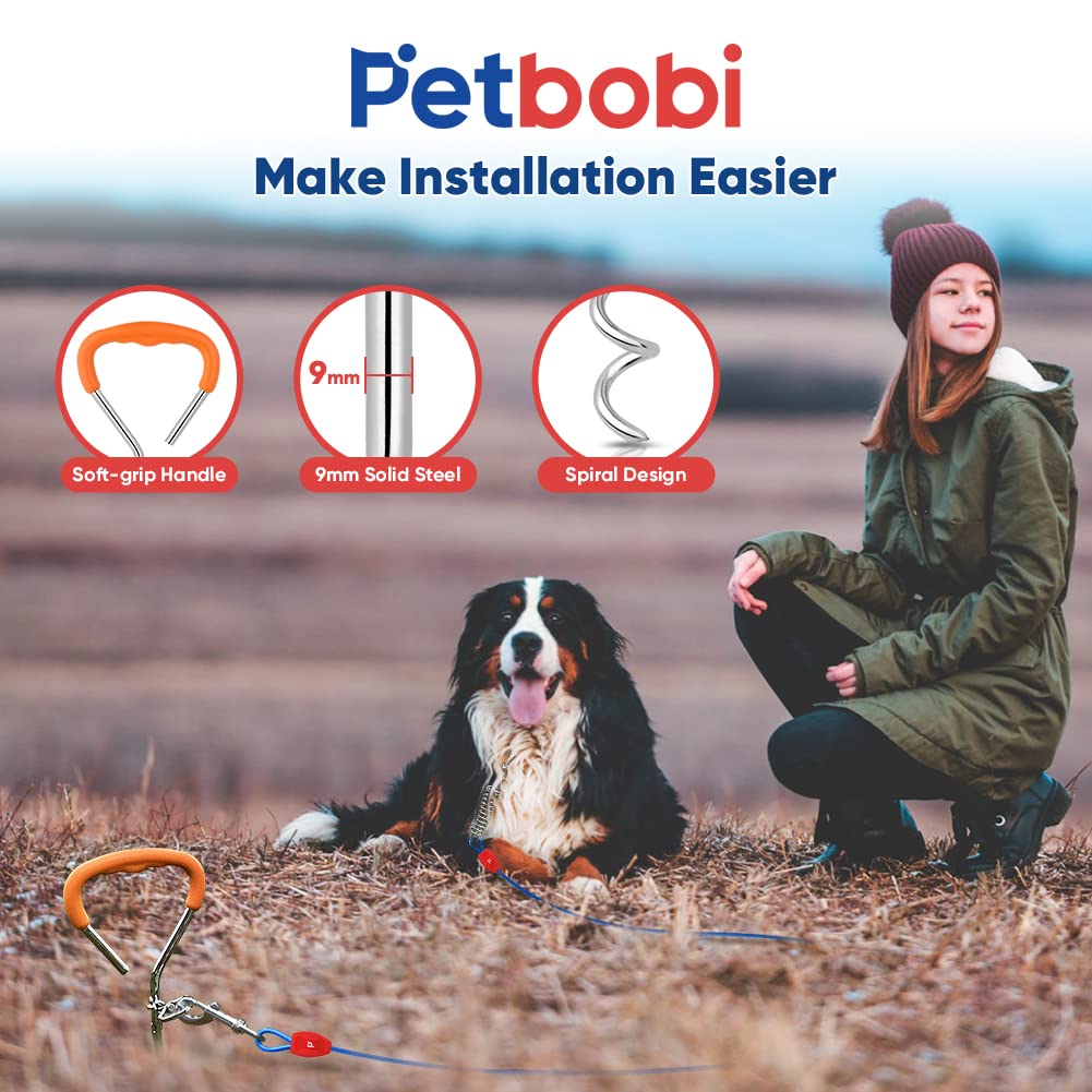 Petbobi 5in spring buffer blue absorbs shocks during play.