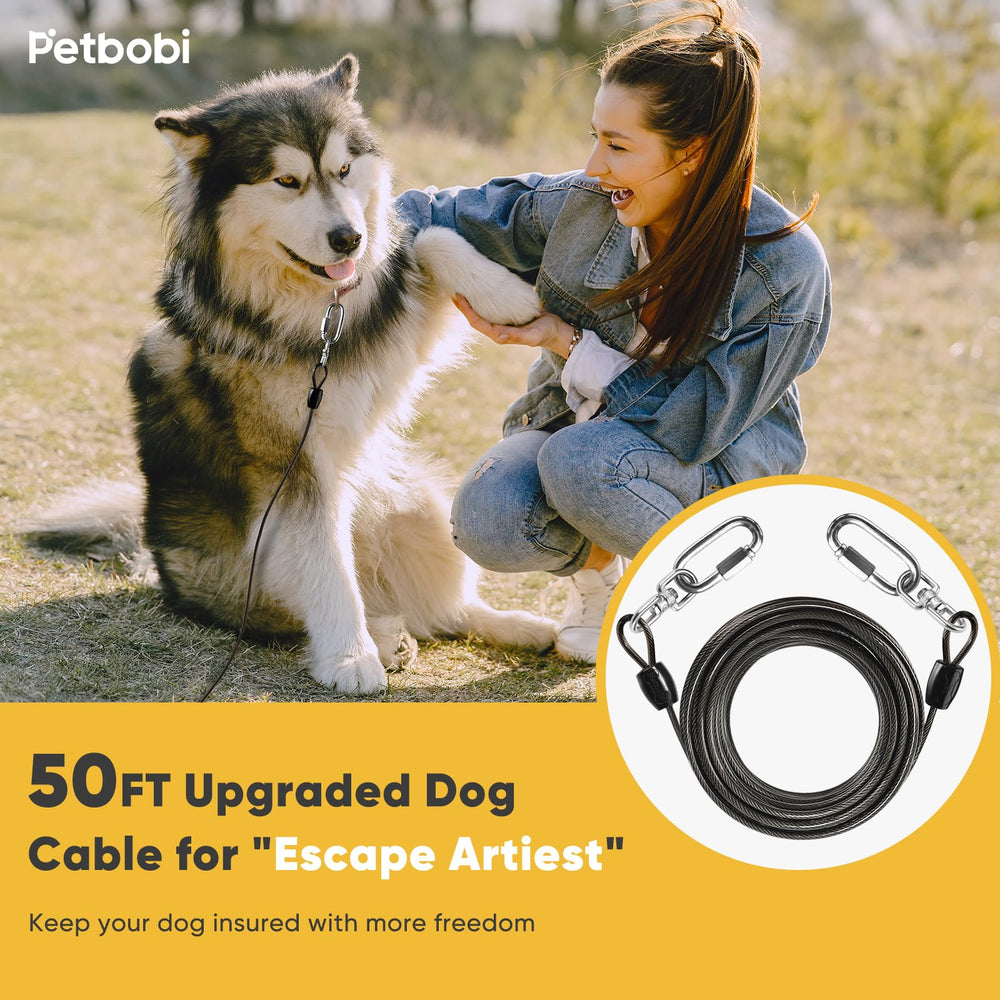 Petbobi 6mm stainless steel wire core demonstrates durable long-lasting strength.