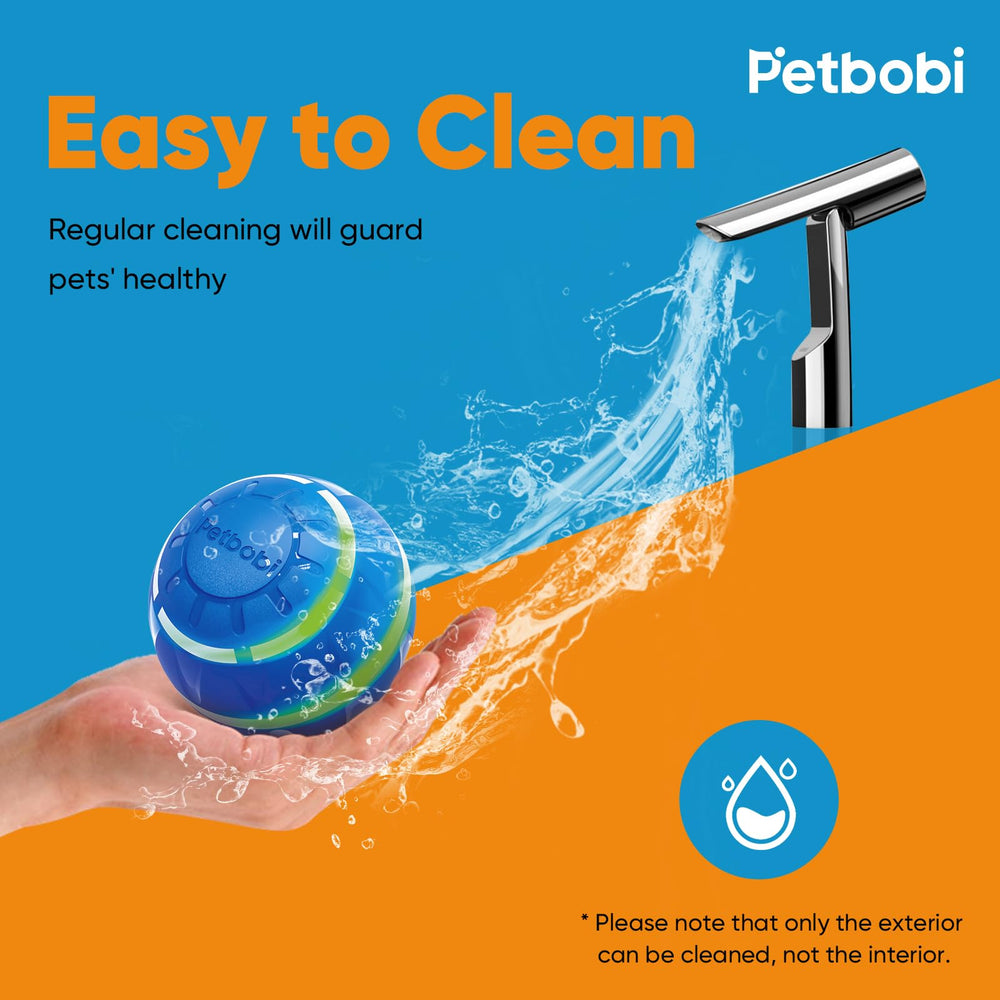 Petbobi Durable TPU shell withstands rough play and is easy to clean.