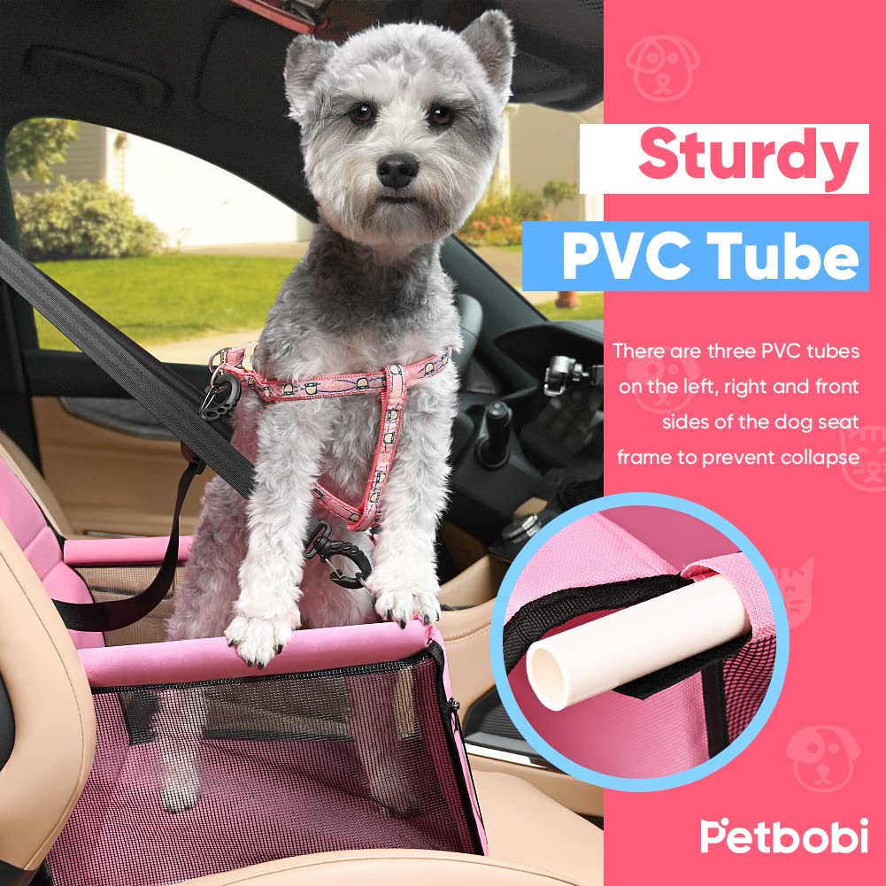 Petbobi booster seat leash clip helps keep pets safely by your side.