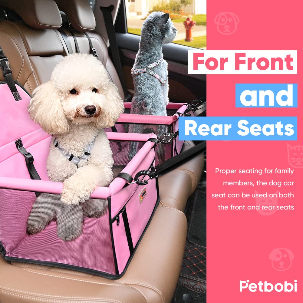 Petbobi set-up friendly booster seat folds quickly for convenient storage.