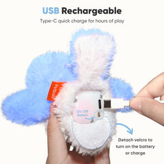 Petbobi Flappy Bird Cat Toy soft plush fur for safe paws