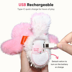 Petbobi Flappy Bird Toy catnip-included: irresistible scent enhances chasing, batting, and snuggling