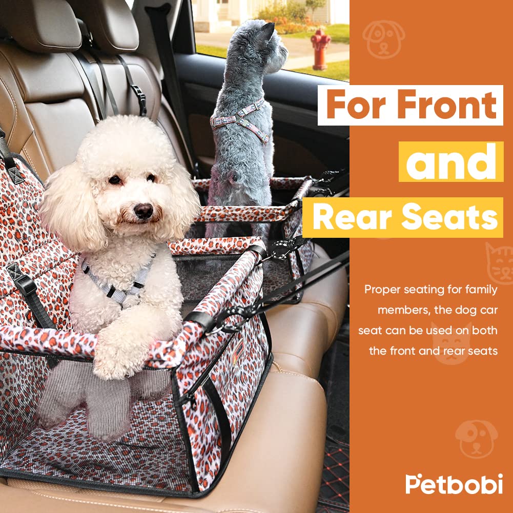 Petbobi Leopard breathable mesh keeps air flowing for comfortable rides
