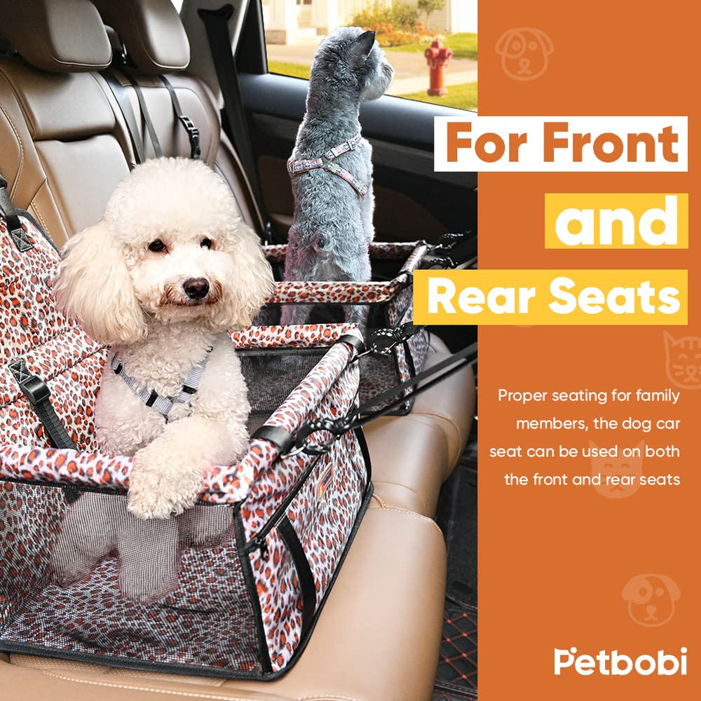 Petbobi Leopard breathable mesh keeps air flowing for comfortable rides