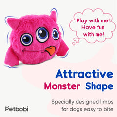 Petbobi Monster Active Ball bouncing action excites dogs and supports active exercise.