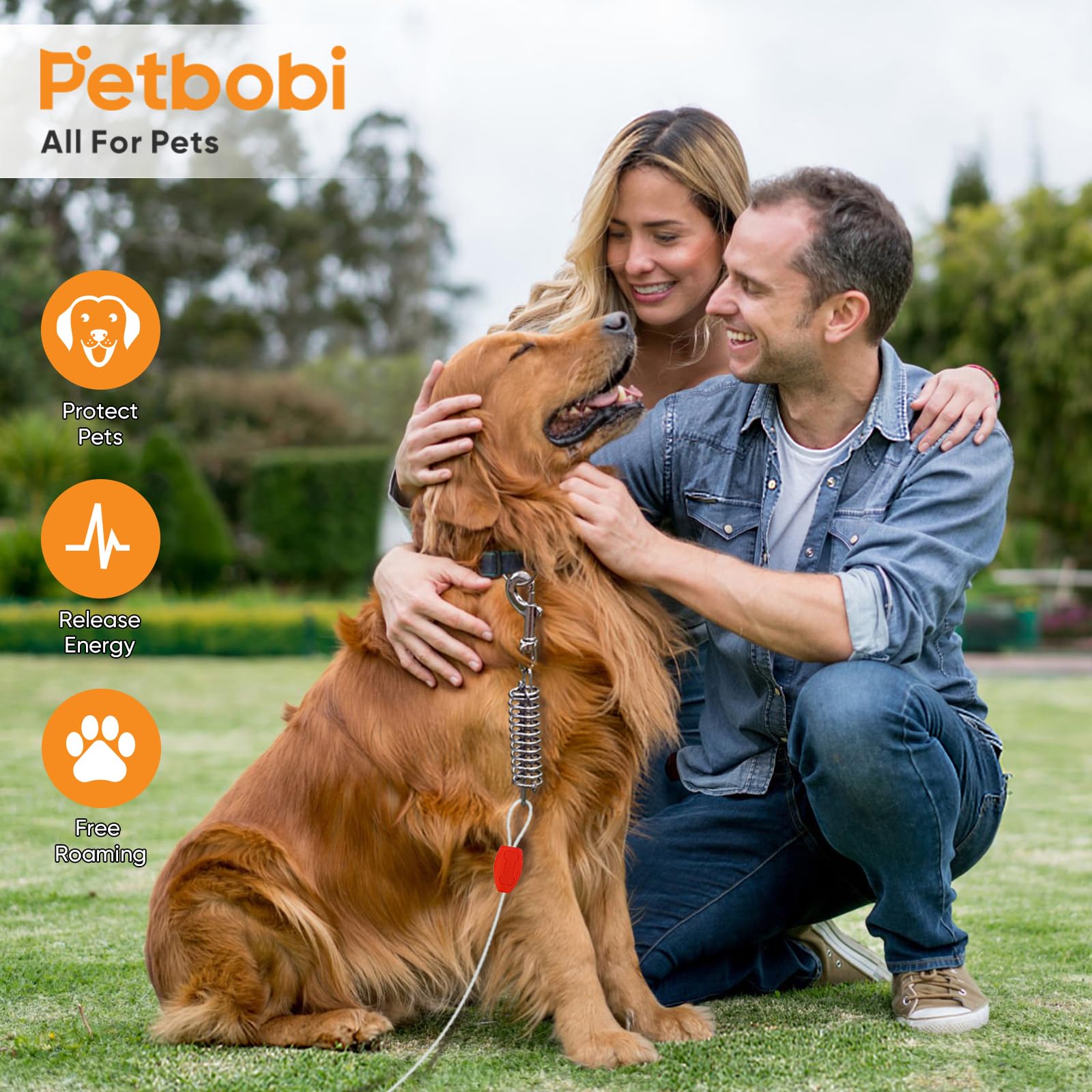 Petbobi outdoor-use setup suitable for yard camping and beach