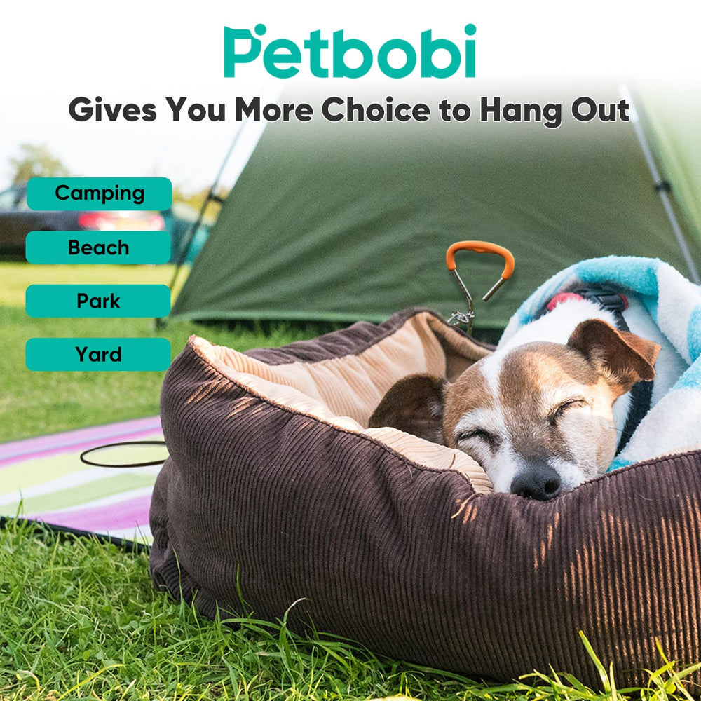 Petbobi PVC-coated steel wire offers weatherproof and chew-resistant outdoor use.