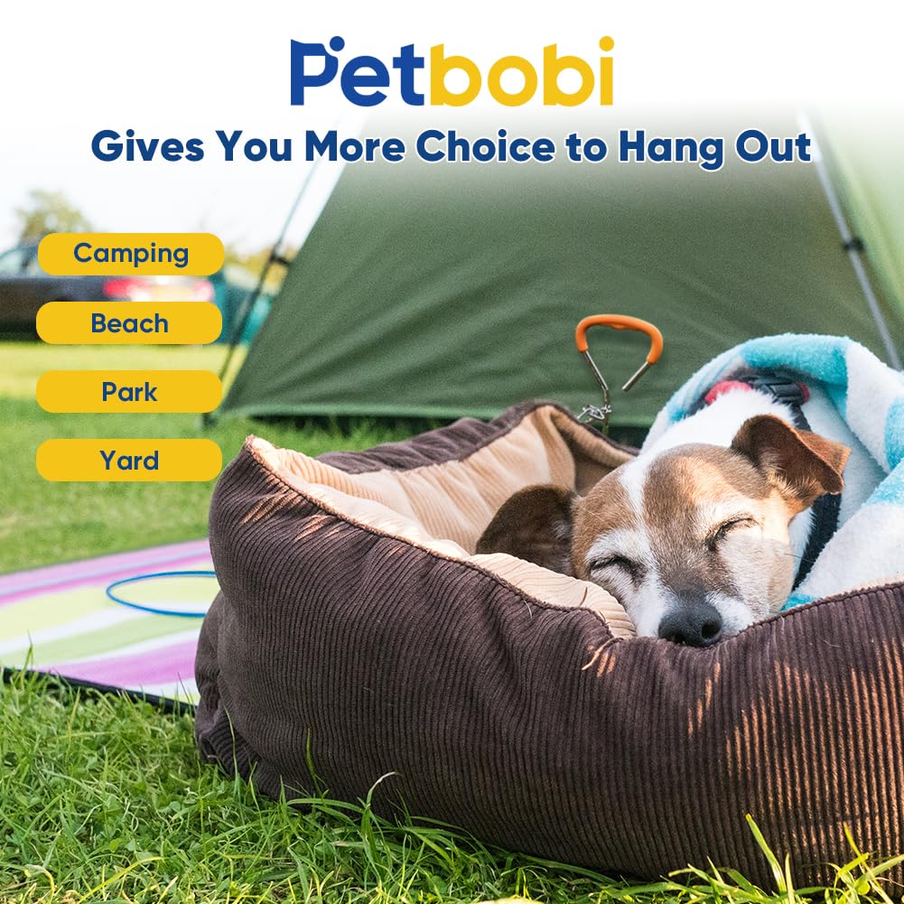 Petbobi PVC-coated steel cable resists weather and chewing