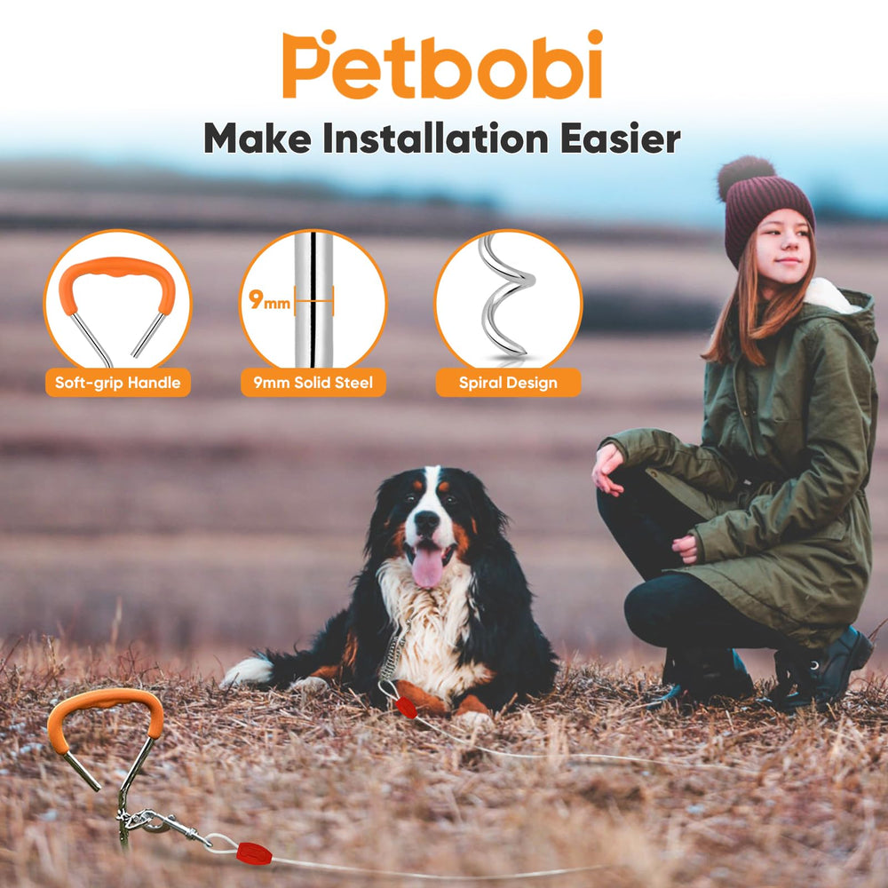 Petbobi reflective cable enhances nighttime visibility for dogs