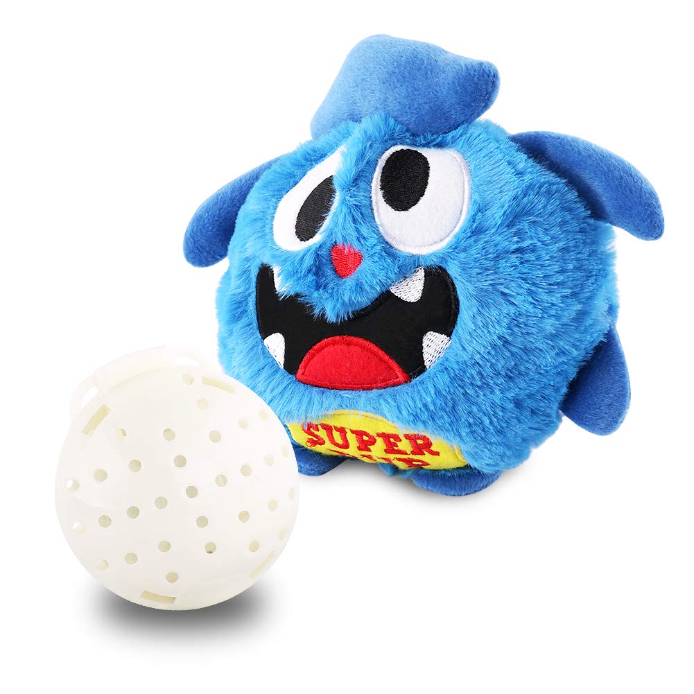 Petbobi Upgrade dog toy monster plush ball for engaging chase and interactive play.